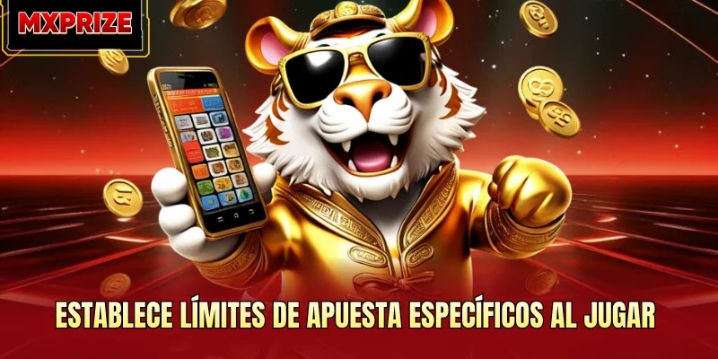 Establece límites de apuesta específicos al jugar Establece límites de apuesta específicos al jugar