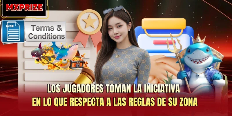Los jugadores toman la iniciativa en lo que respecta a las reglas de su zona Los jugadores toman la iniciativa en lo que respecta a las reglas de su zona