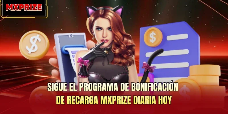 Sigue el programa de bonificación de recarga MXPrize diaria hoy Sigue el programa de bonificación de recarga MXPrize diaria hoy